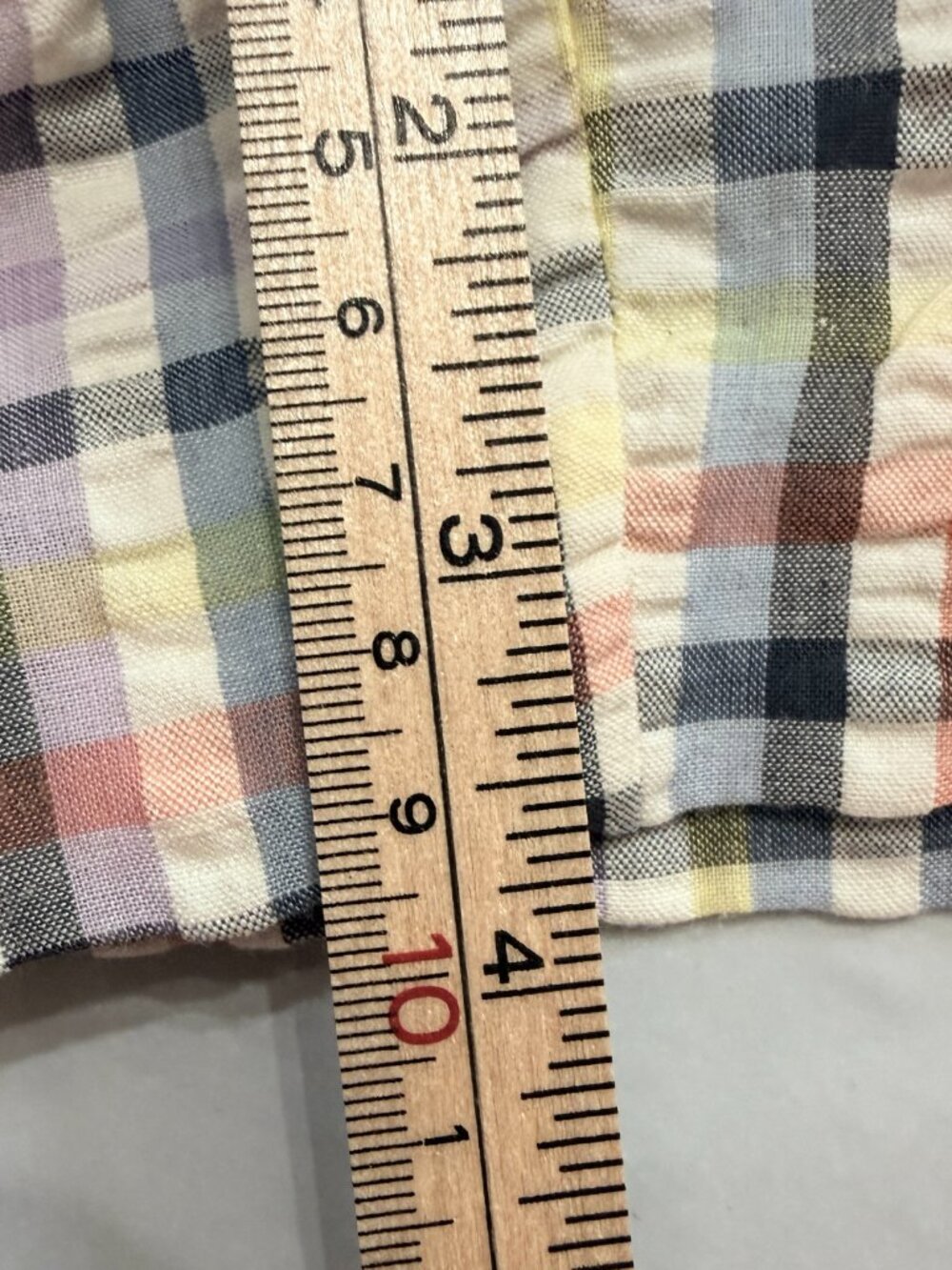 Loft (Ann Taylor) Plaid Belted Paper Bag High-Waisted Casual Shorts - Size L - Picture 11 of 13
